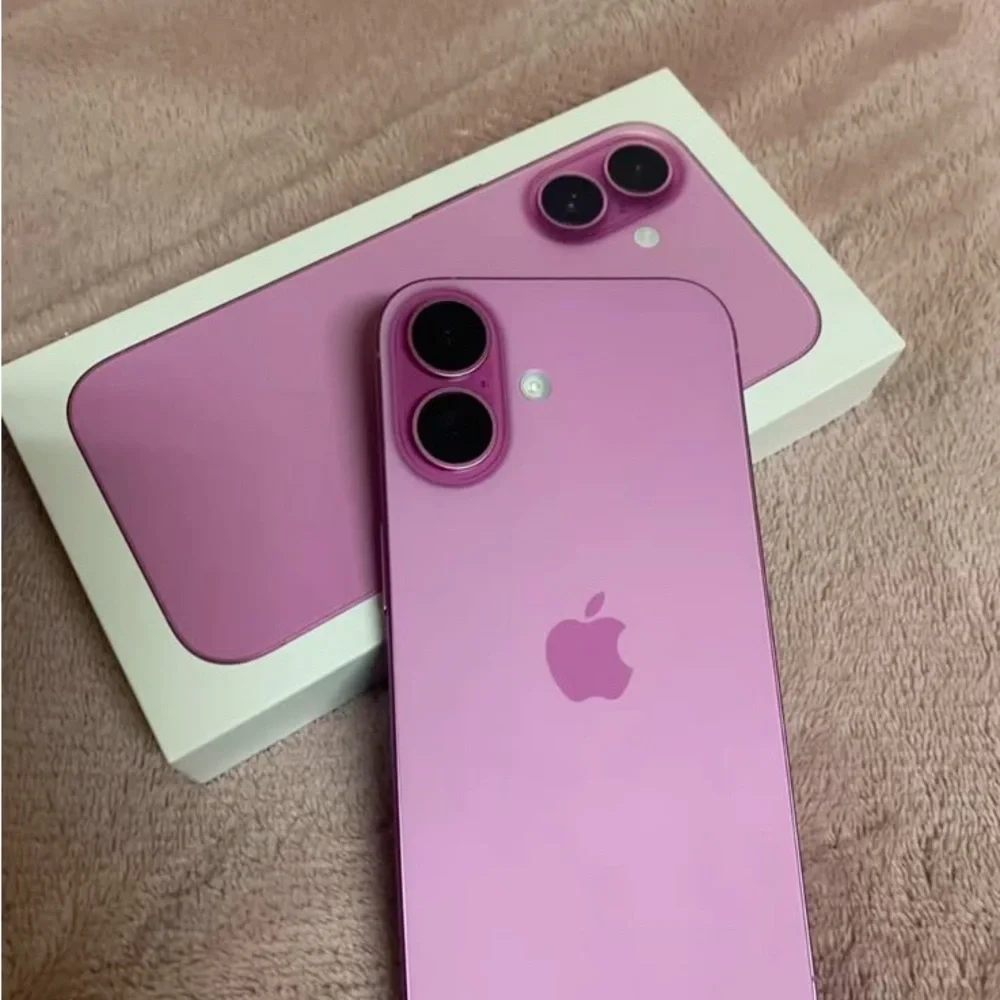 Apple Smartphone in Bold Pink